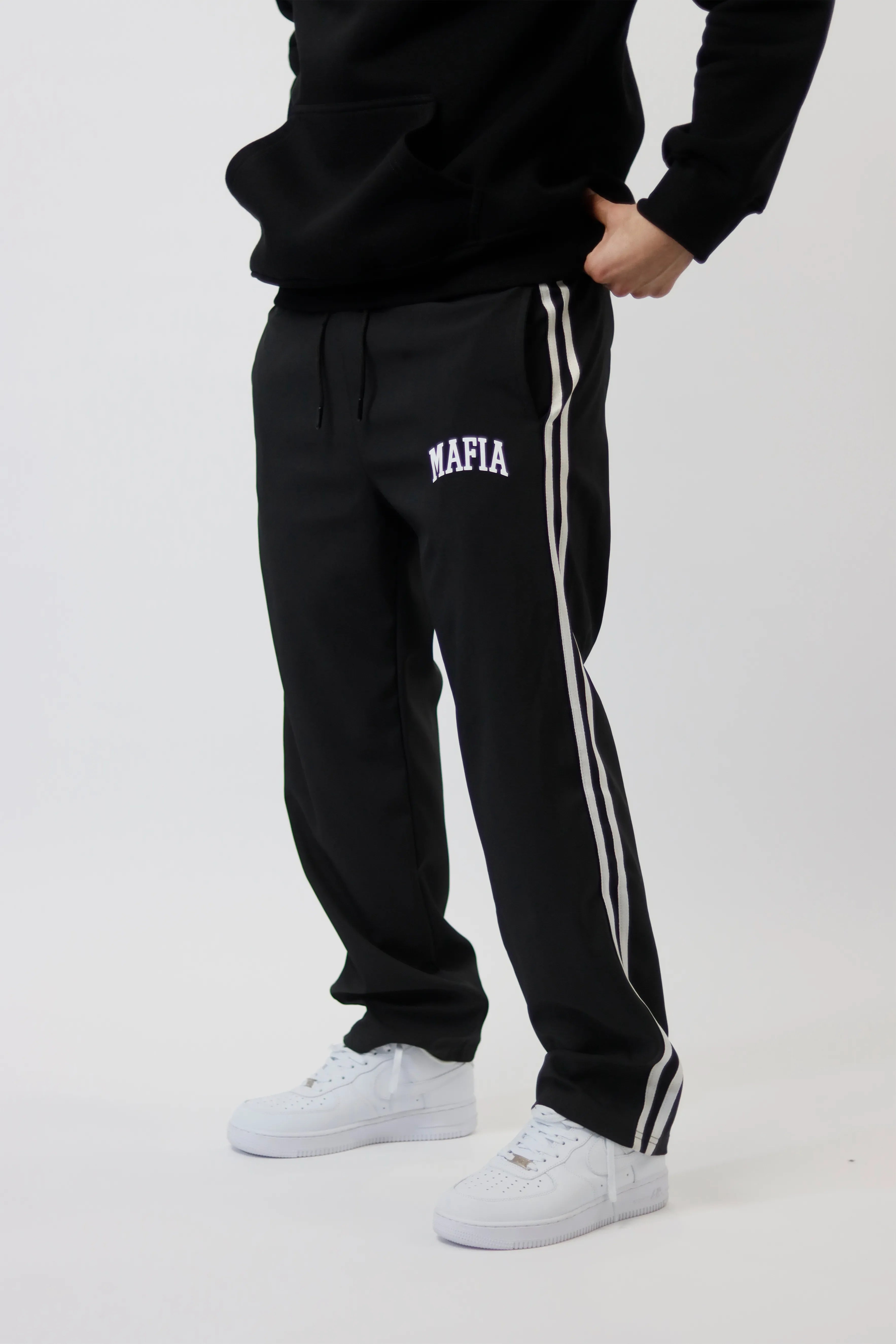 Jail Stripe Soft B&W Jogger main image 1