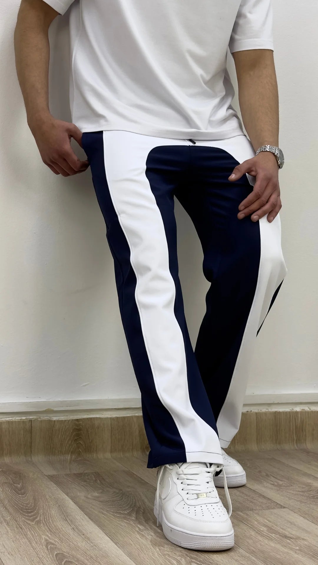 Contrast Wave™ - Bleu avec Bandes blanches