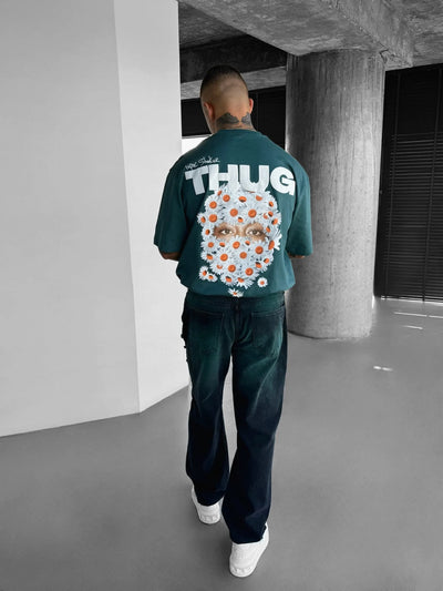 Thug - Premium Oversized t-shirt - Petrol