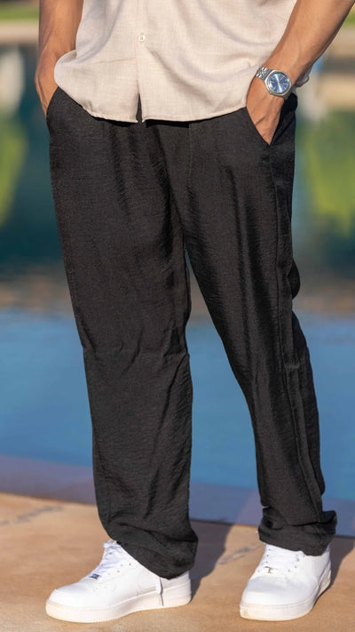 Pantalon en Lin - Noir