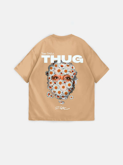 Thug HEAVYWEIGHT BOXY T-SHIRT - Beige