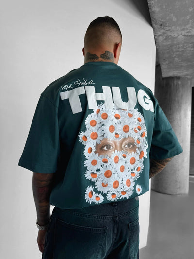 Thug - Premium Oversized t-shirt - Petrol