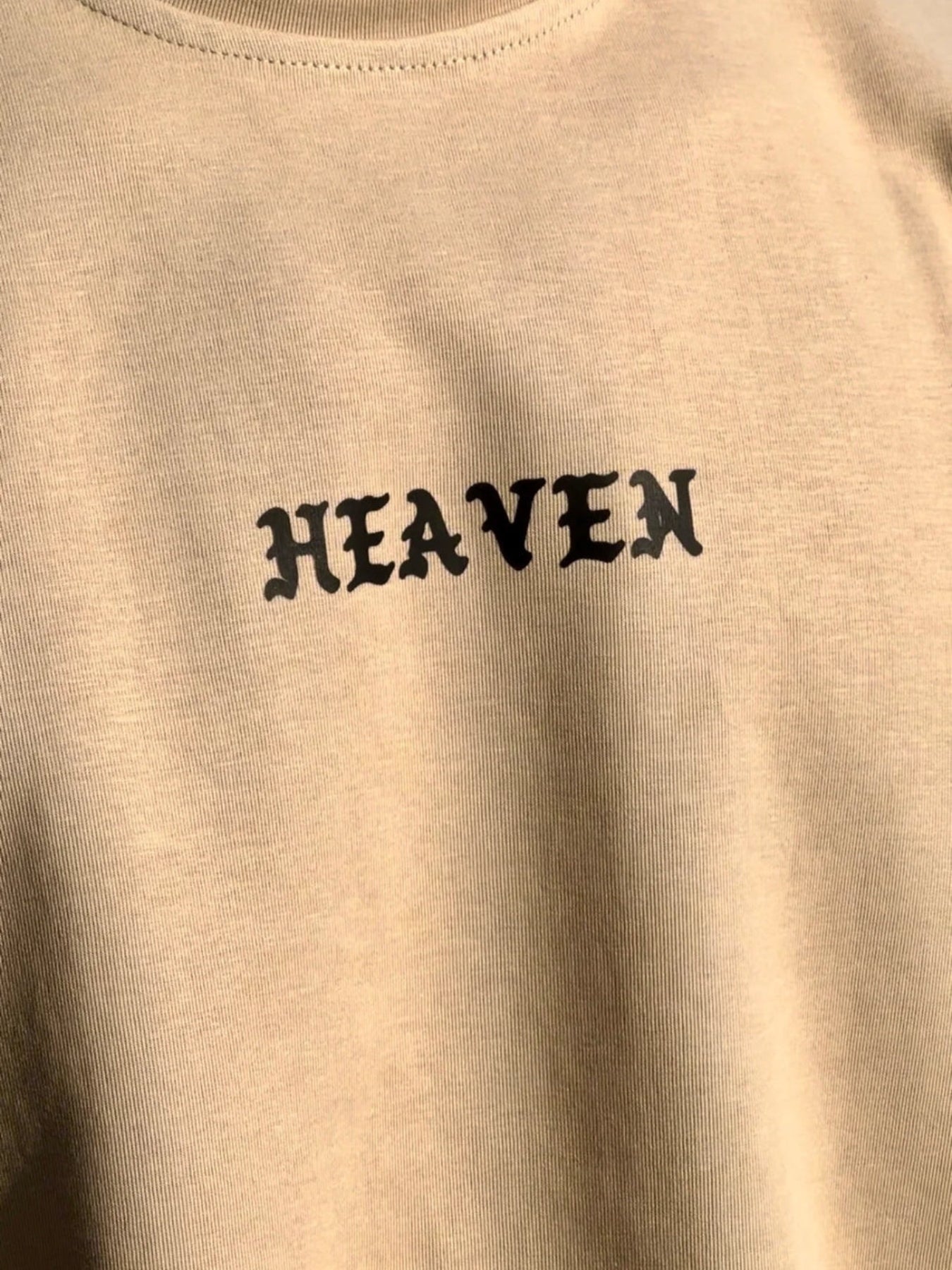 Heaven HEAVYWEIGHT BOXY T-SHIRT - Beige