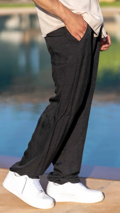 Pantalon en Lin - Noir