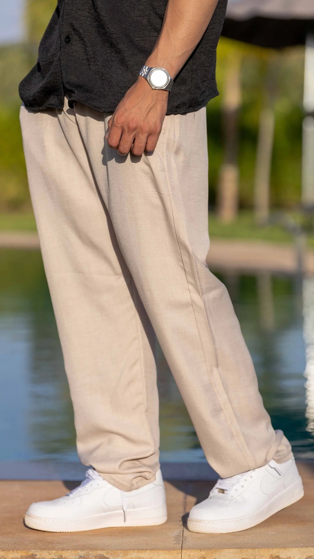 Pantalon en lin baggy Mafiaway™️