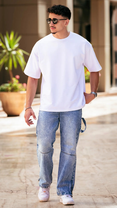 Carpenter Baggy Jean - Bleu clair délavé