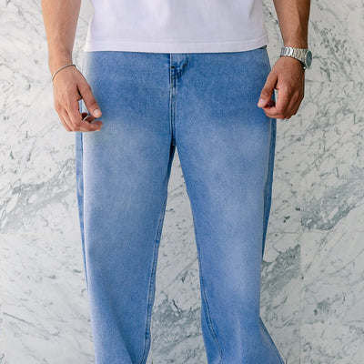 JEAN BAGGY PREMIUM - Bleu Clair