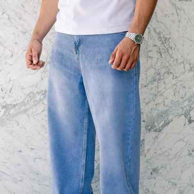 JEAN BAGGY PREMIUM - Bleu Clair