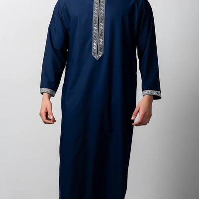 Qamis Signature - Bleu marine
