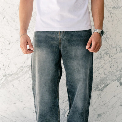 JEAN BAGGY PREMIUM - Gris Délavé
