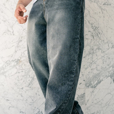 JEAN BAGGY PREMIUM - Gris Délavé