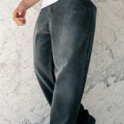 JEAN BAGGY PREMIUM - Noir Délavé