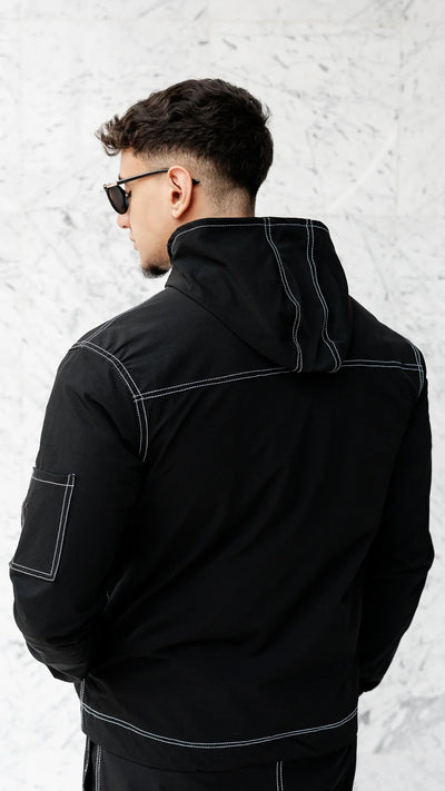 Windbreaker tracksuit - Noir Contrast