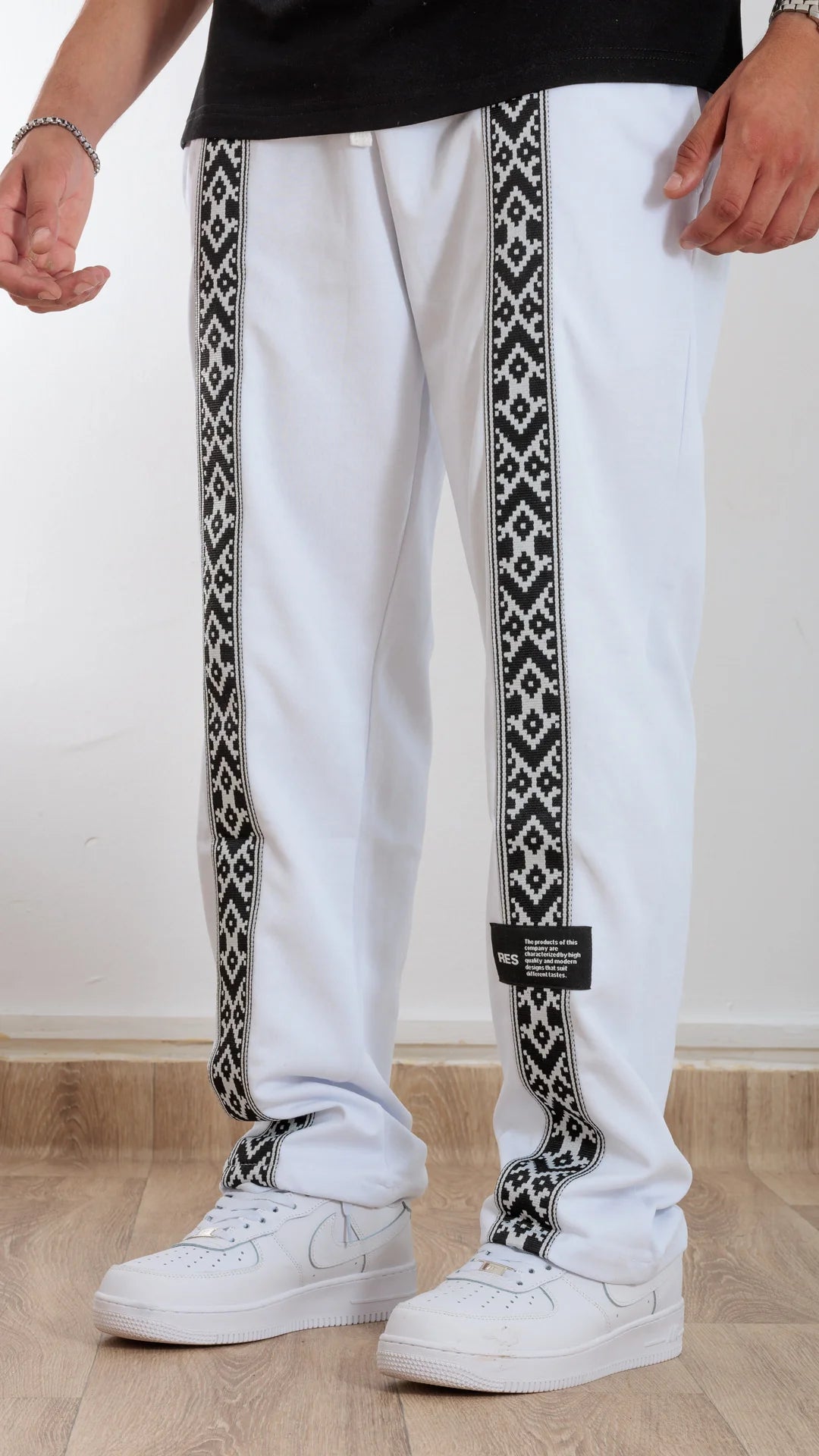 Pantalon Baggy traditionnel- Blanc