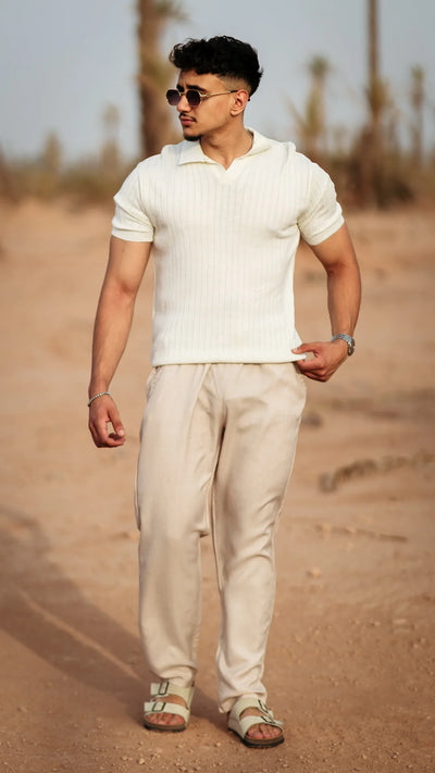 Pantalon en Lin - Beige