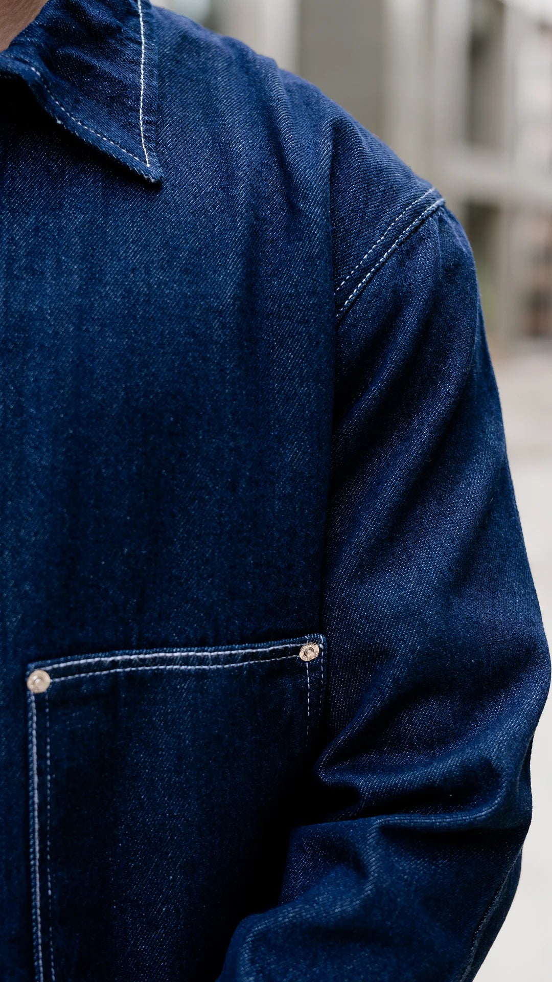 Ensemble Denim contrast - Bleu profond