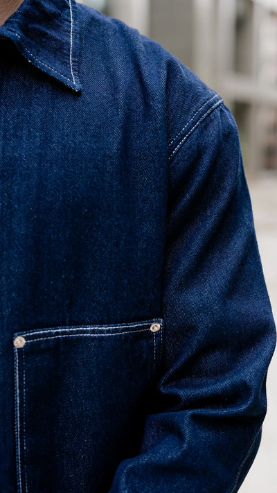 Ensemble Denim contrast - Bleu profond