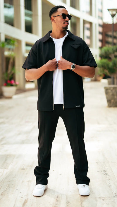 Ensemble Prestige - veste et pantalon de luxe- Noir