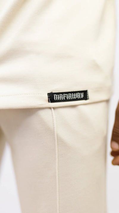Ensemble Prestige - veste et pantalon de luxe- Crème