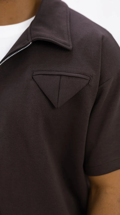 Ensemble Prestige - veste et pantalon de luxe- Marron