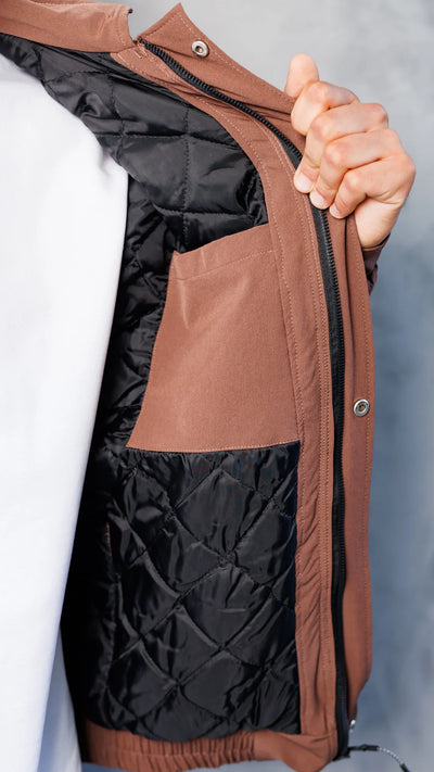 Veste Axis - Marron élégant