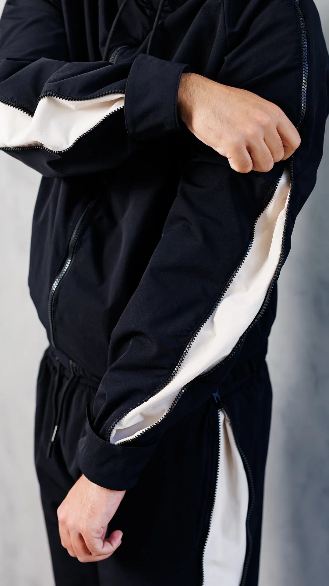 Ensemble ZipWave - Noir contraste