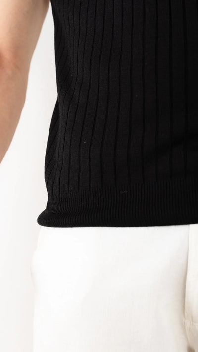 Polo old money™️ - Noir