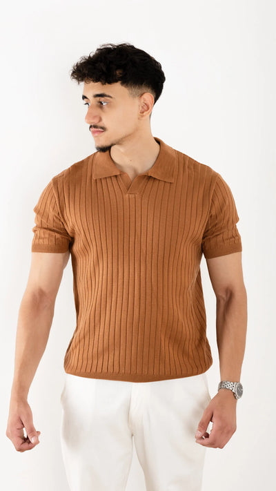 Polo old money™️ - tabac