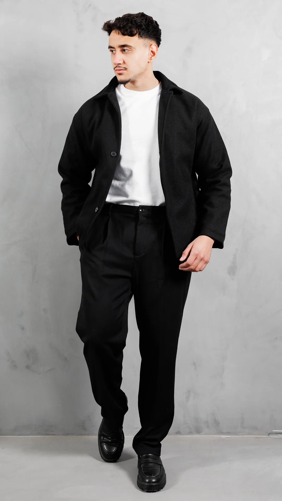 Veste Cachemire Élite™ - Noir absolu