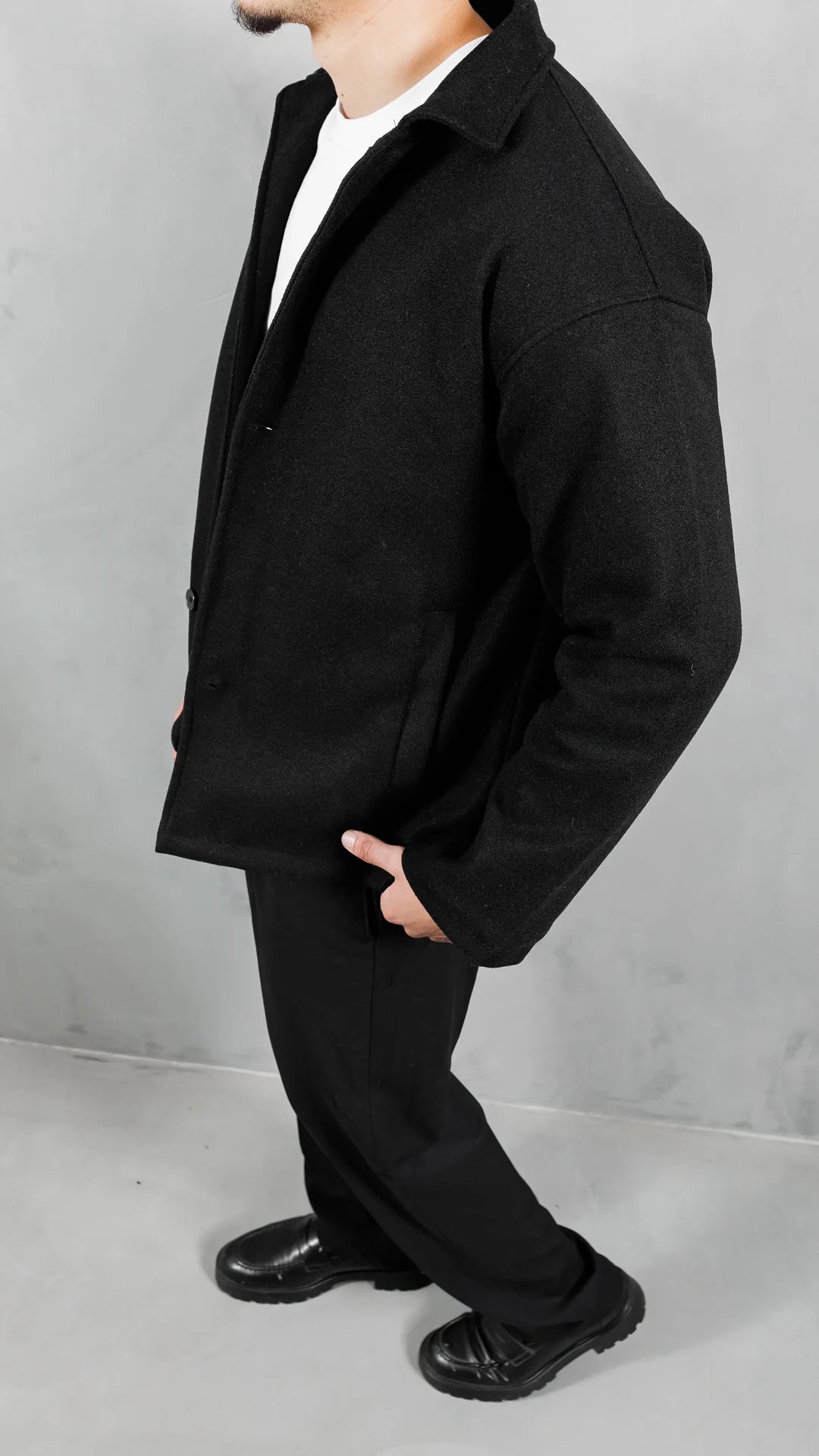 Veste Cachemire Élite™ - Noir absolu