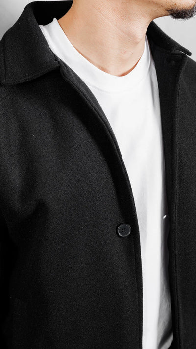 Veste Cachemire Élite™ - Noir absolu