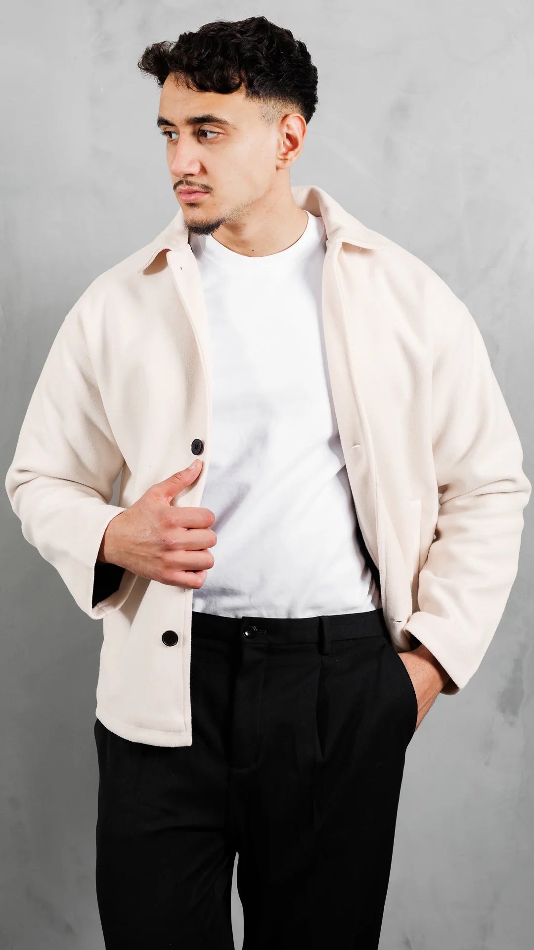 Veste Cachemire Élite™ - Beige noble