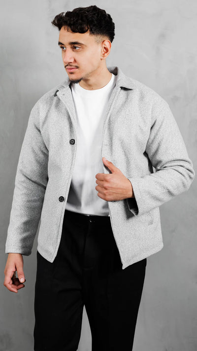 Veste Cachemire Élite™ - Gris Urbain