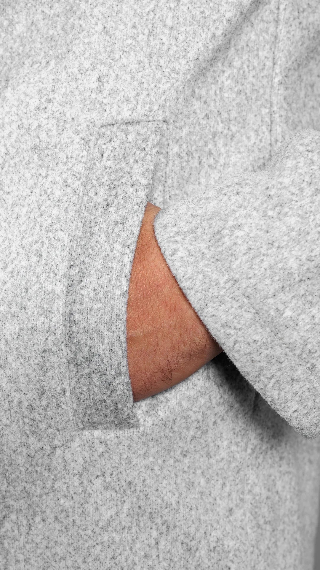 Veste Cachemire Élite™ - Gris Urbain