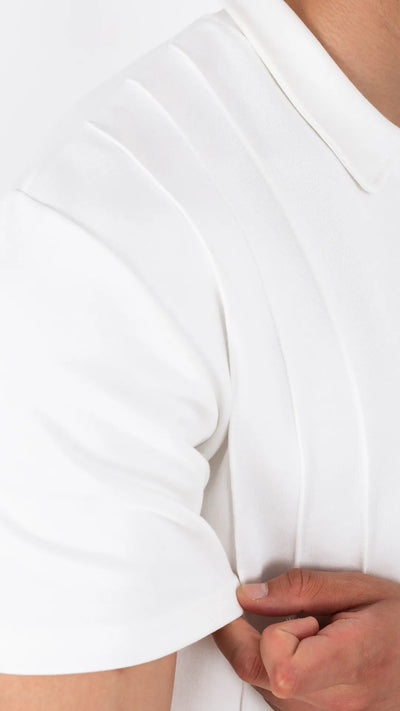 Ensemble polo et pantalon™️-Blanc luxe