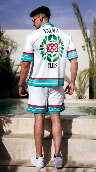 Ensemble short et chemise à motifs™️ -Palma