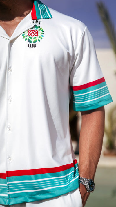 Ensemble short et chemise à motifs™️ -Palma