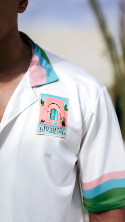 Ensemble short et chemise à motifs™️ -Morroco