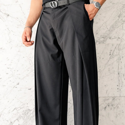 Pantalon Classe Wide Leg - NOIR