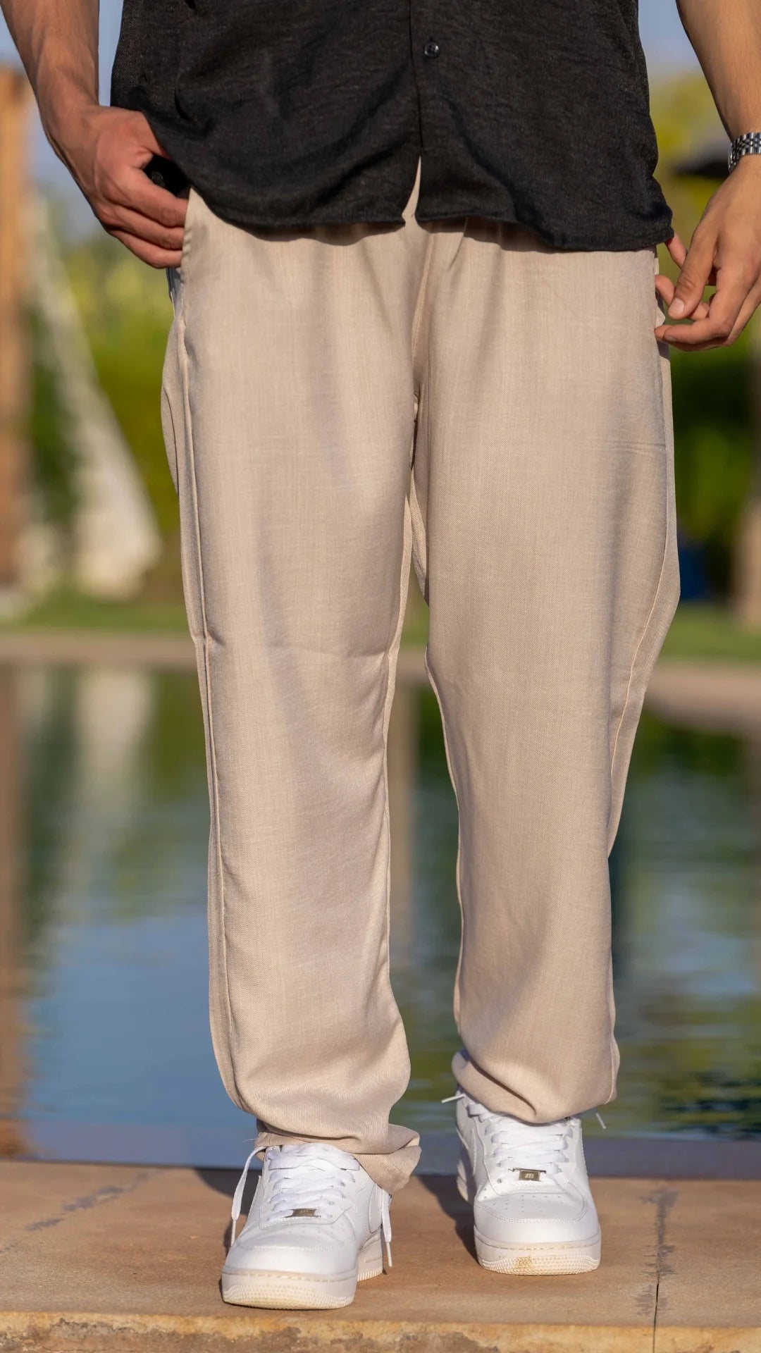 Pantalon en lin baggy Mafiaway™️