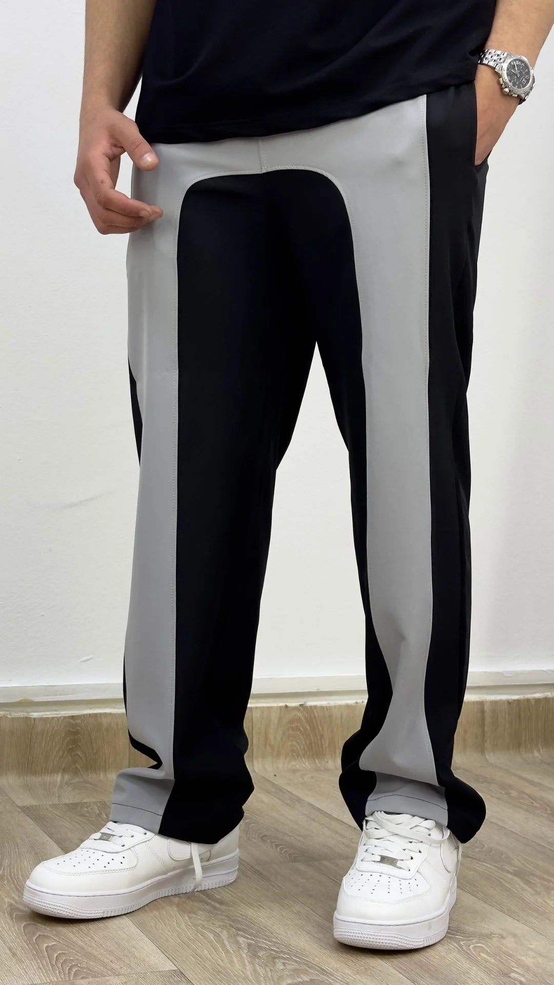 Contrast Wave™ - Noir avec bandes grises