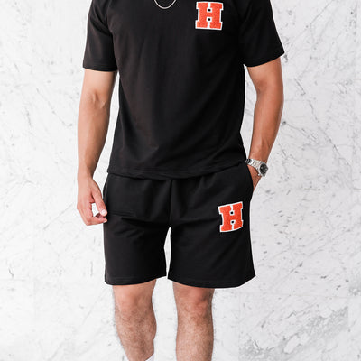 Ensemble H -Short & T-shirt - Noir