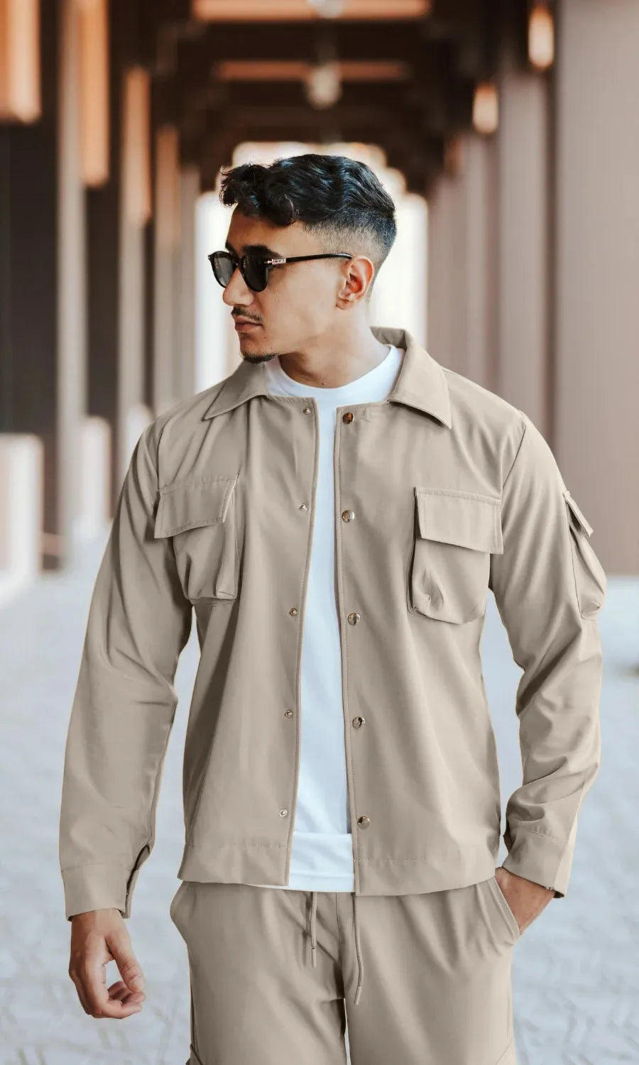Ensemble Cargo - Beige Urbain