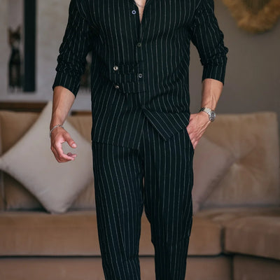 Ensemble Zenith™️- Noir rayé