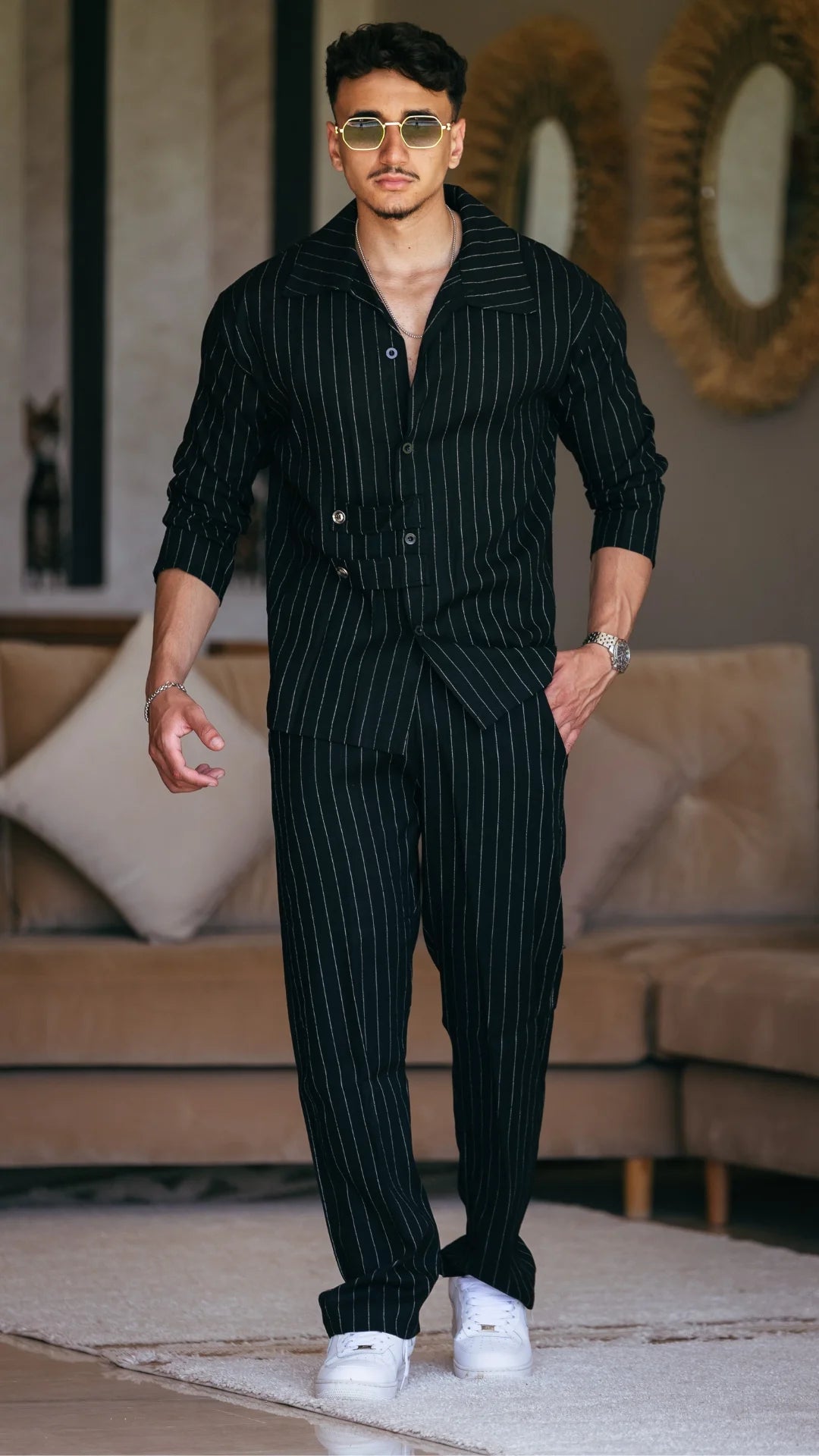 Ensemble Zenith™️- Noir rayé