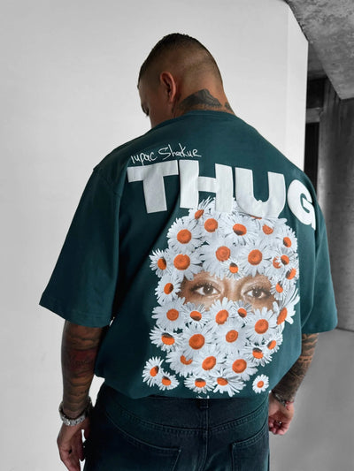 Thug - Premium Oversized t-shirt - Petrol