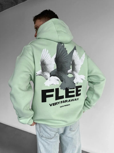 OVERSIZE FLEE HOODIE - SPRAY (Unisex)