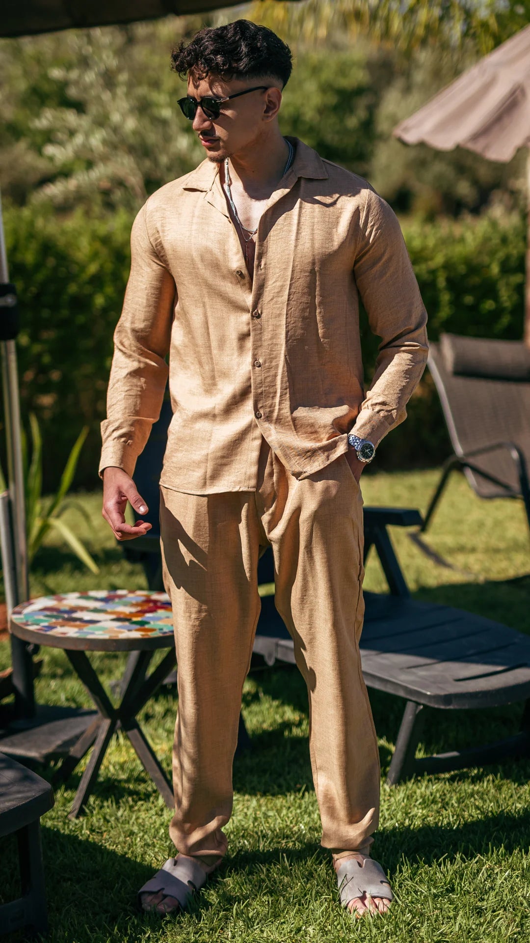 Ensemble ibiza™ en lin- Beige