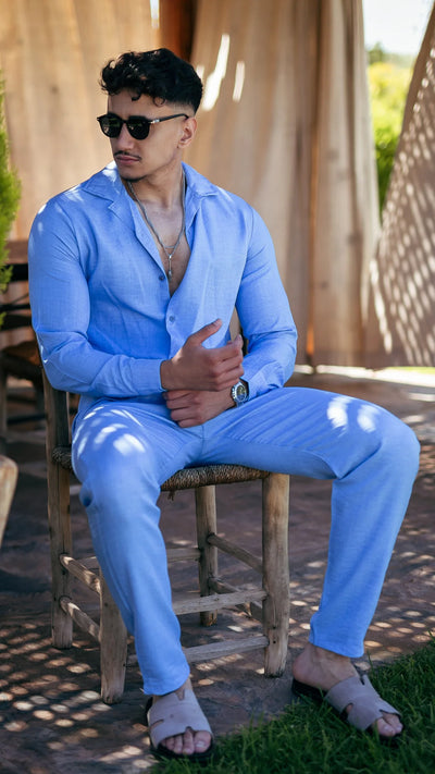 Ensemble ibiza™ en lin- Bleu Luxe