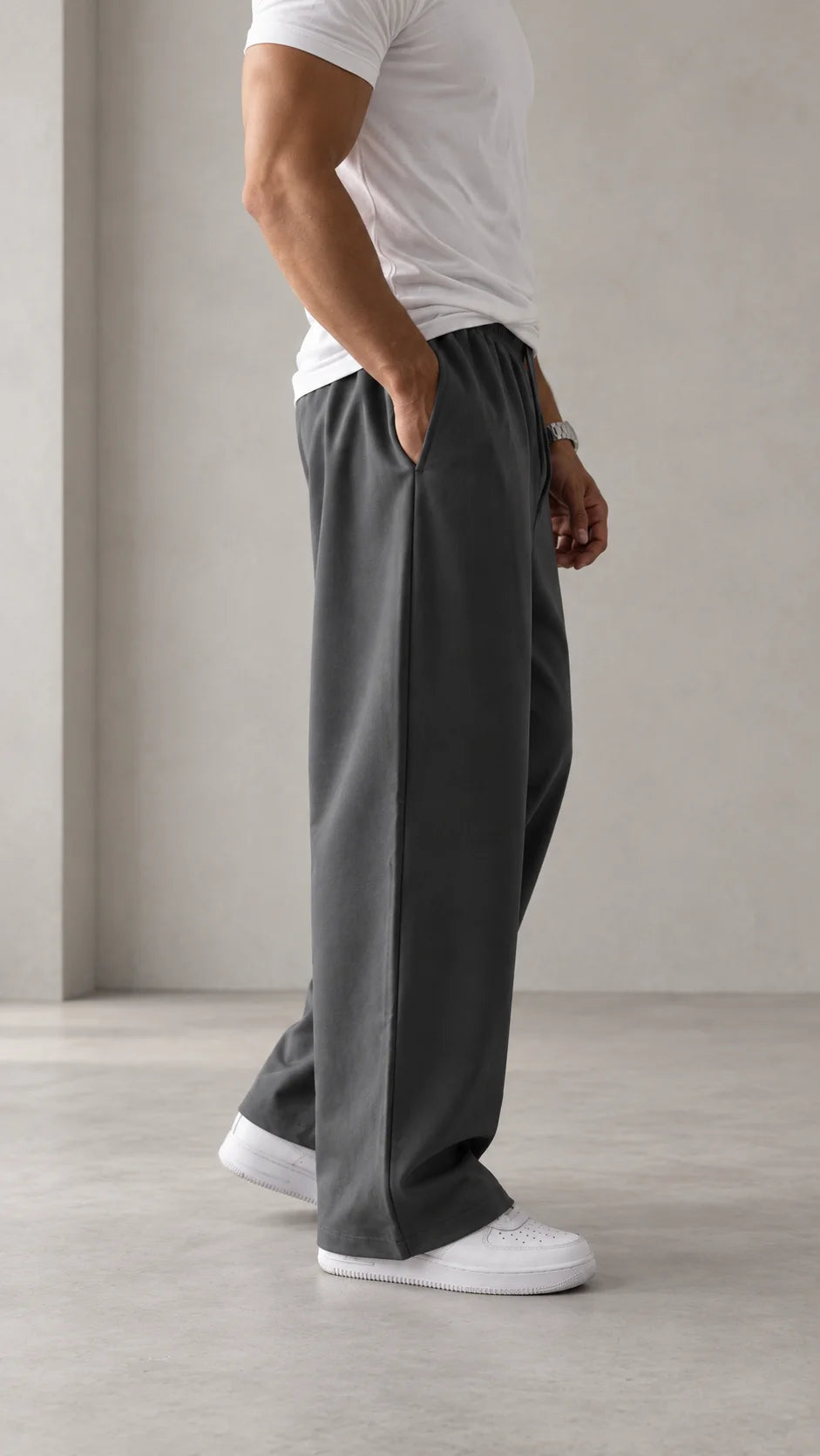 Files Storage Sign Pantalon Baggy Essentiel - Gris – MAFIAWAY STORE